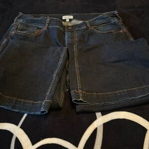 Worn once , Loose flare Denim Jeans .